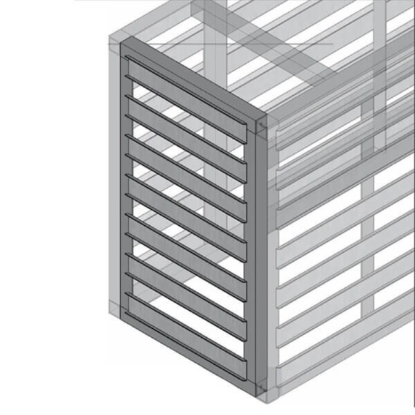 U-Cara Modular System End-Clad